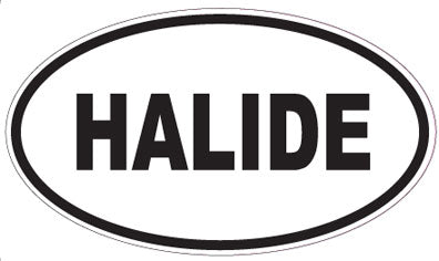 HALIDE - Oval Sticker
