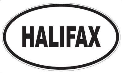 HALIFAX - Oval Sticker