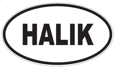 HALIK - Oval Magnet