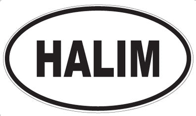 HALIM - Oval Magnet