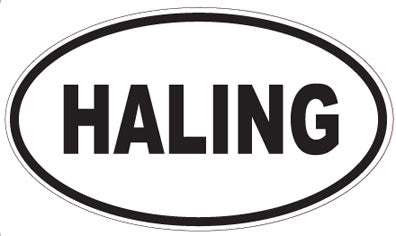 HALING - Oval Sticker