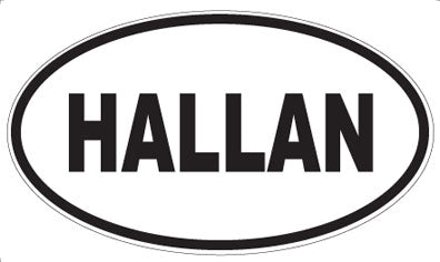 HALLAN - Oval Magnet