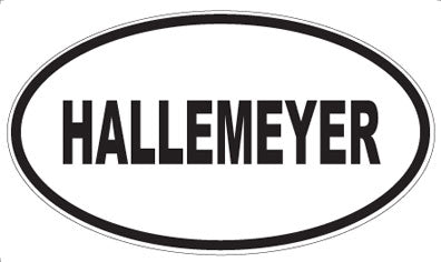 HALLEMEYER - Oval Magnet