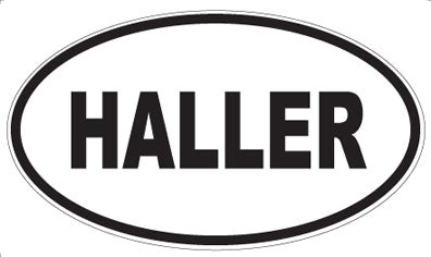 HALLER - Oval Magnet