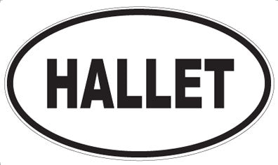 HALLET - Oval Magnet