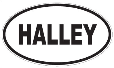 HALLEY - Oval Magnet