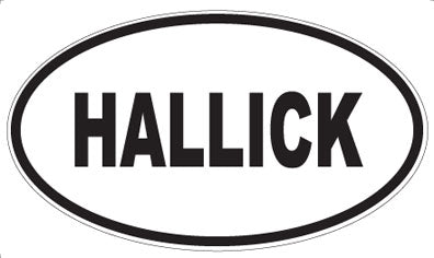 HALLICK - Oval Magnet