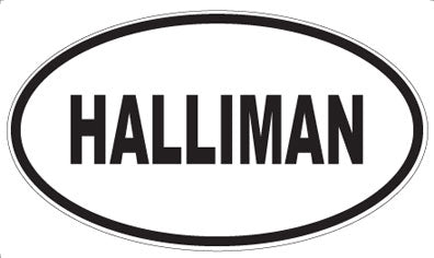 HALLIMAN - Oval Magnet