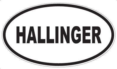 HALLINGER - Oval Magnet