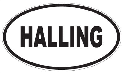 HALLING - Oval Magnet