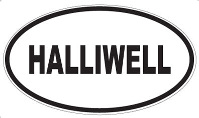 HALLIWELL - Oval Sticker