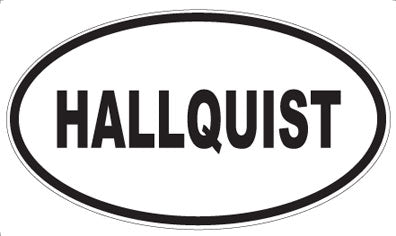 HALLQUIST - Oval Magnet