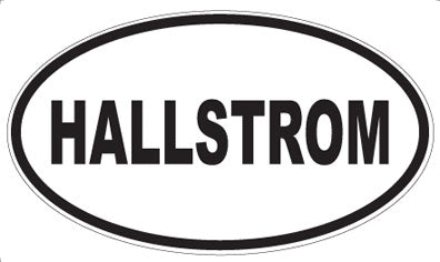 HALLSTROM - Oval Magnet