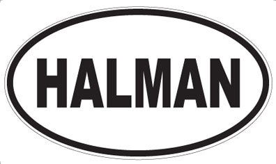 HALMAN - Oval Magnet