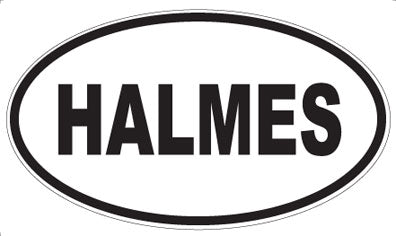 HALMES - Oval Magnet