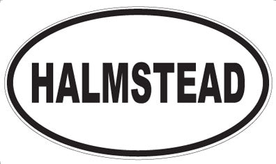 HALMSTEAD - Oval Magnet