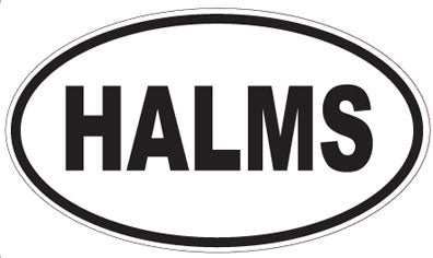 HALMS - Oval Magnet