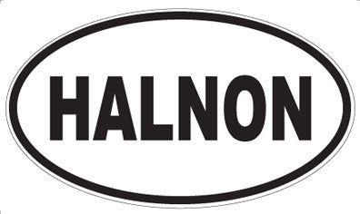 HALNON - Oval Sticker