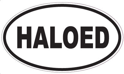 HALOED - Oval Sticker