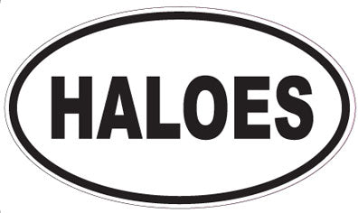 HALOES - Oval Sticker
