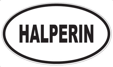 HALPERIN - Oval Magnet
