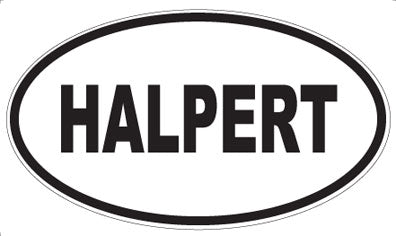 HALPERT - Oval Magnet