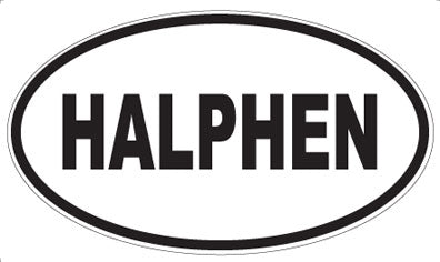 HALPHEN - Oval Magnet
