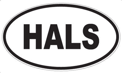 HALS - Oval Sticker