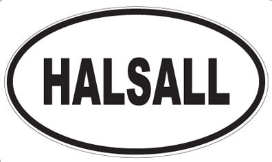 HALSALL - Oval Magnet