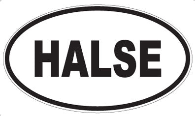HALSE - Oval Magnet