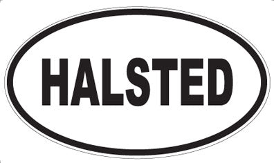 HALSTED - Oval Magnet