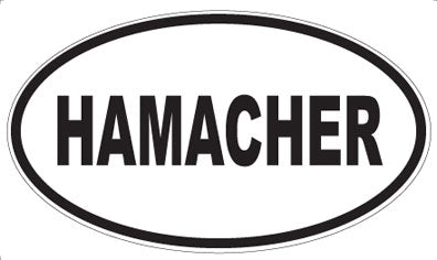 HAMACHER - Oval Magnet
