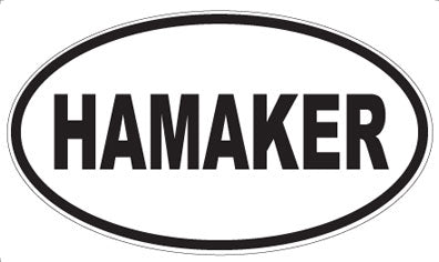 HAMAKER - Oval Magnet