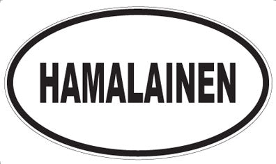 HAMALAINEN - Oval Magnet