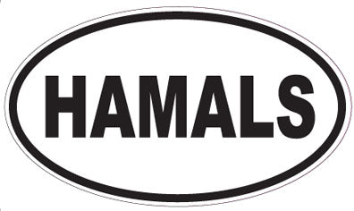 HAMALS - Oval Sticker