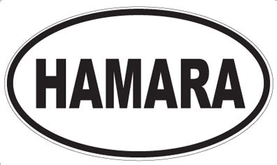HAMARA - Oval Magnet