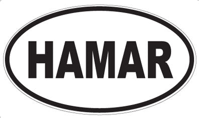 HAMAR - Oval Magnet