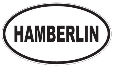 HAMBERLIN - Oval Magnet