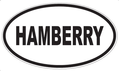 HAMBERRY - Oval Magnet