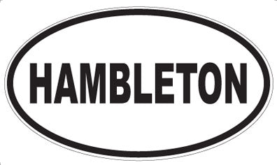 HAMBLETON - Oval Magnet