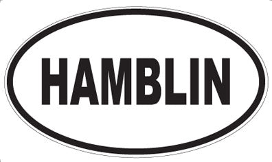 HAMBLIN - Oval Magnet