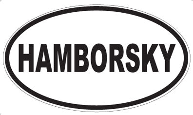 HAMBORSKY - Oval Magnet