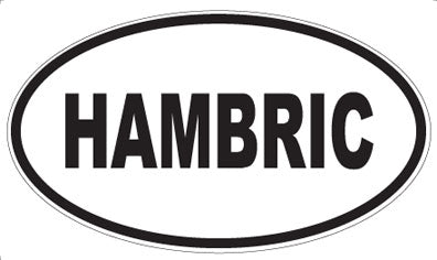 HAMBRIC - Oval Magnet