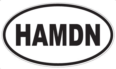 HAMDN - Oval Sticker
