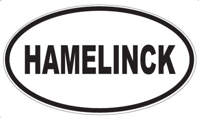 HAMELINCK - Oval Sticker
