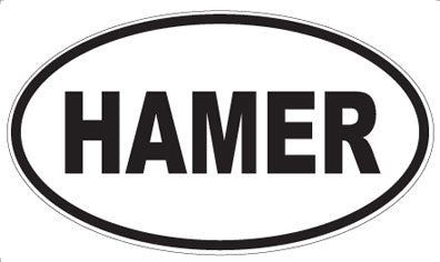 HAMER - Oval Magnet