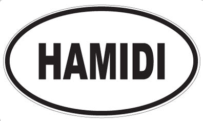 HAMIDI - Oval Magnet