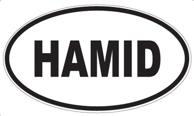 HAMID - Oval Magnet
