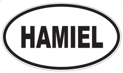 HAMIEL - Oval Magnet