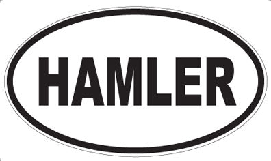 HAMLER - Oval Sticker